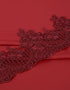 Border Lace Valeria Mix and Match (Maroon) + Satin (Red)